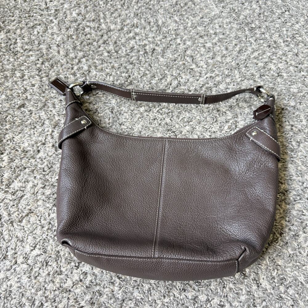 Coach Vintage Penelope Pebbled Leather Hobo Shoulder Handbag F14680 Brown EUC - Picture 3 of 7